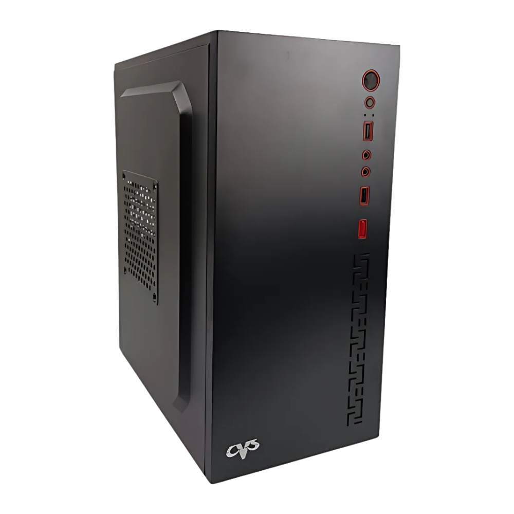 CVS 1722 COMPUTER CASE BLACK WITH 750W PSU MATX NO FANS PC Worth