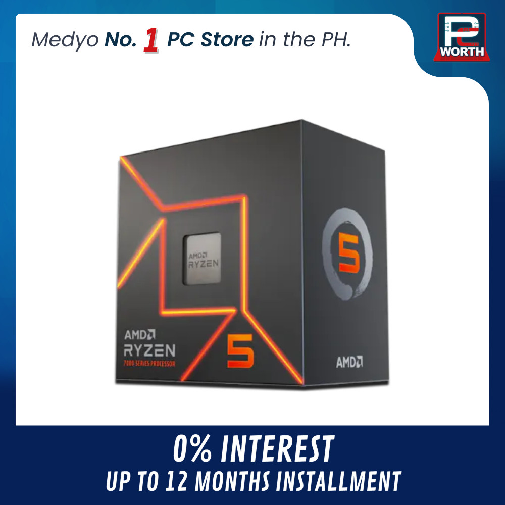 AMD RYZEN 5 7600 (AM5) WITH WRAITH STEALTH COOLER (BOXED) | PC Worth