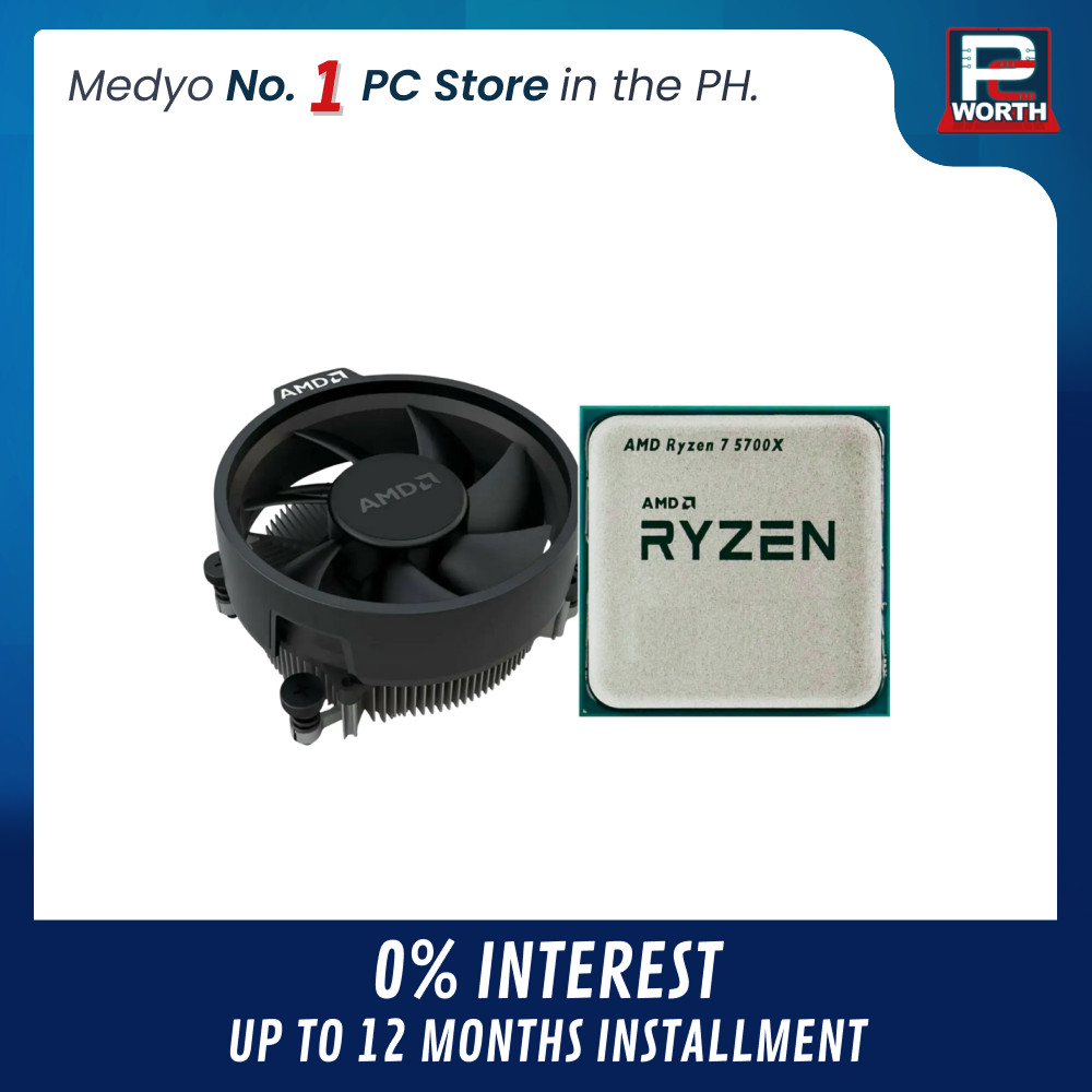 AMD RYZEN 7 5700X MPK (AM4) WITH WRAITH STEALTH COOLER (TRAY TYPE