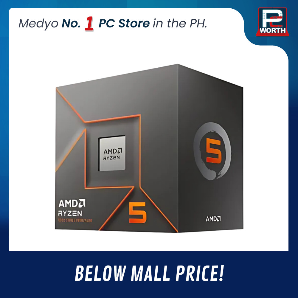 AMD RYZEN 5 8400F (AM5) WITH WRAITH STEALTH COOLER (BOXED