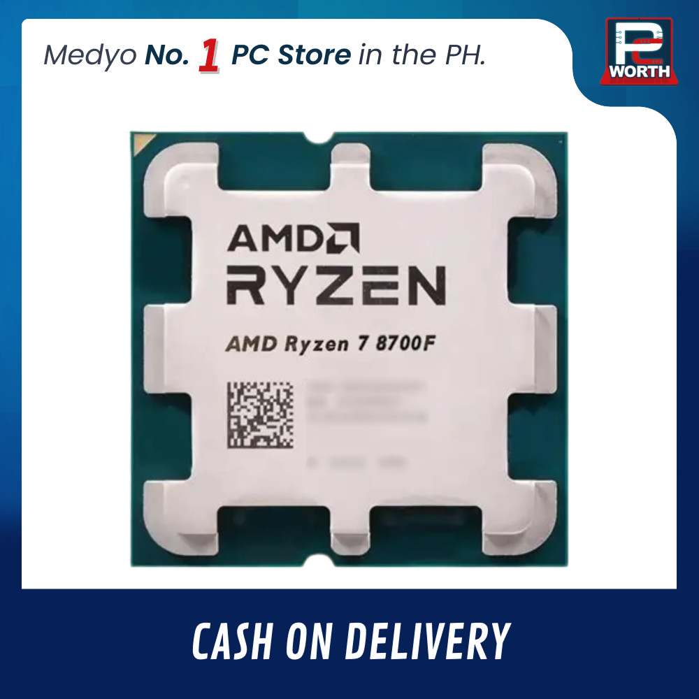 AMD RYZEN 7 8700F (AM5) WITHOUT COOLER (TRAY TYPE) | PC Worth