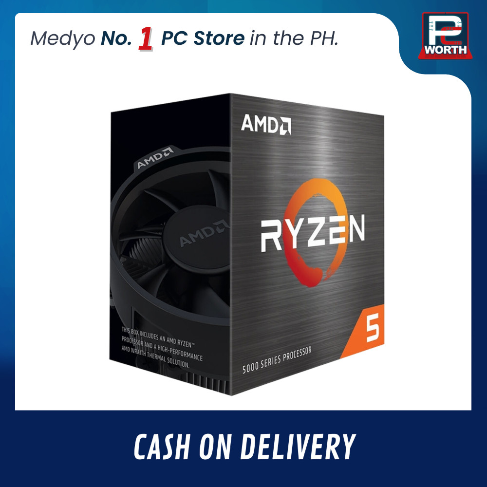 CPU Ryzen 5 5600 with Wraith Stealth Cooler AMD Ryzen 5 5600 6-core 12-thread Desktop Processor with