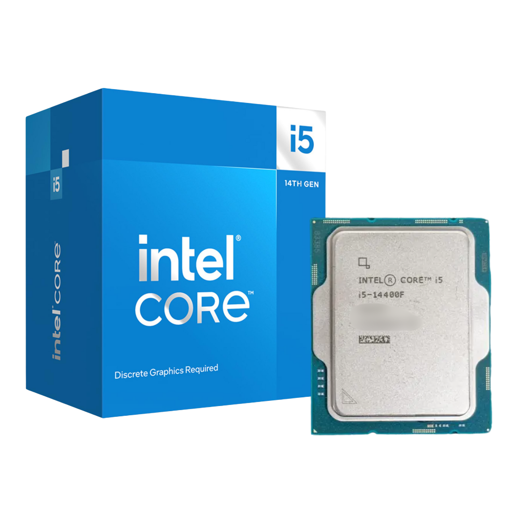 INTEL CORE I5 14400F (LGA1700) WITH INTEL LAMINAR RM1 COOLER