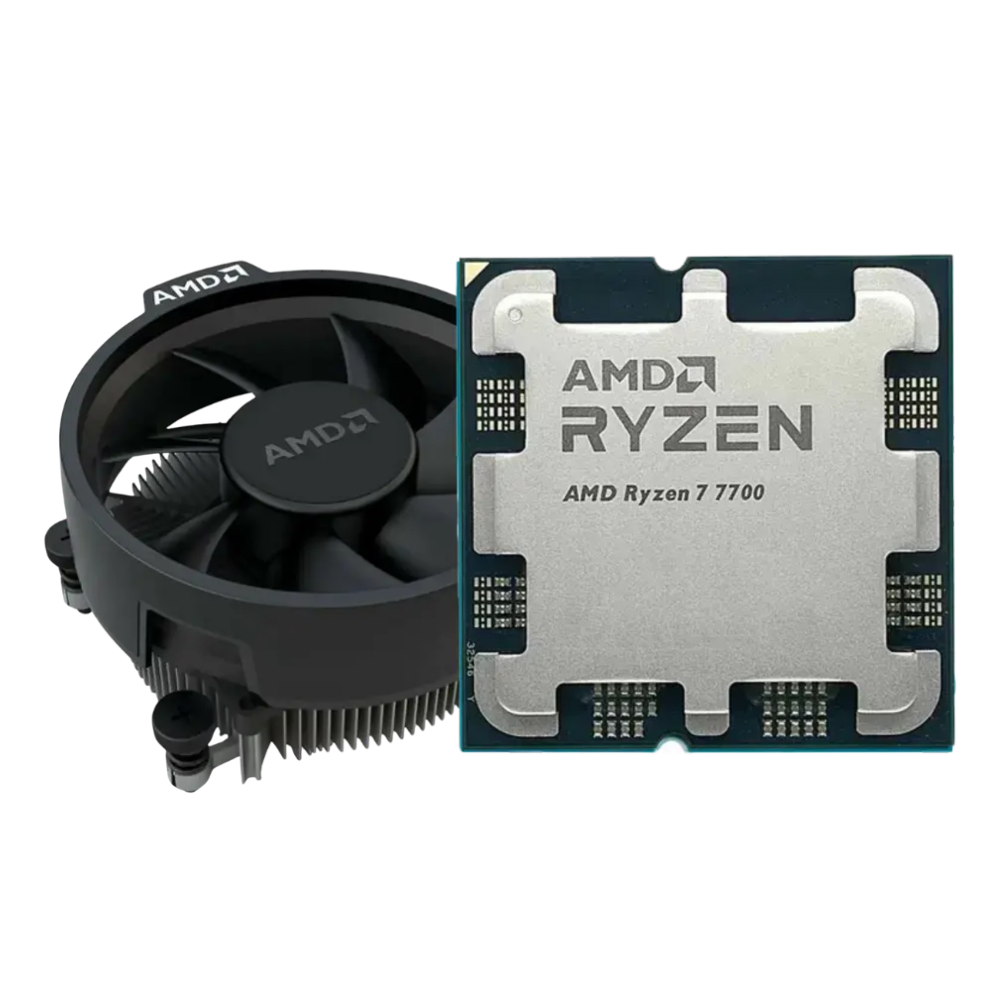 AMD RYZEN 7 7700 MPK (AM5) WITH WRAITH STEALTH COOLER (TRAY TYPE