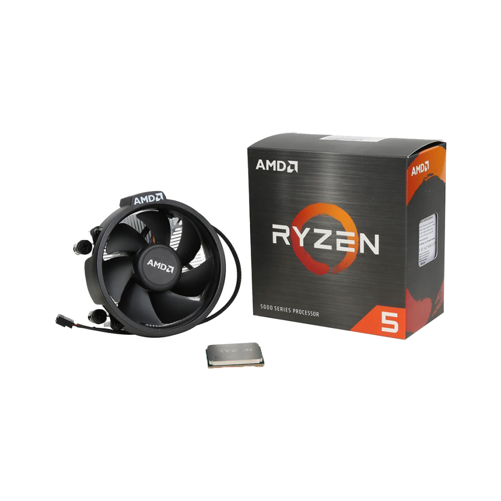 CPU Ryzen 5 5500 with Wraith Stealth Cooler AMD Ryzen 5 5500 6 Core 12 Thread Unlocked Desktop Processor