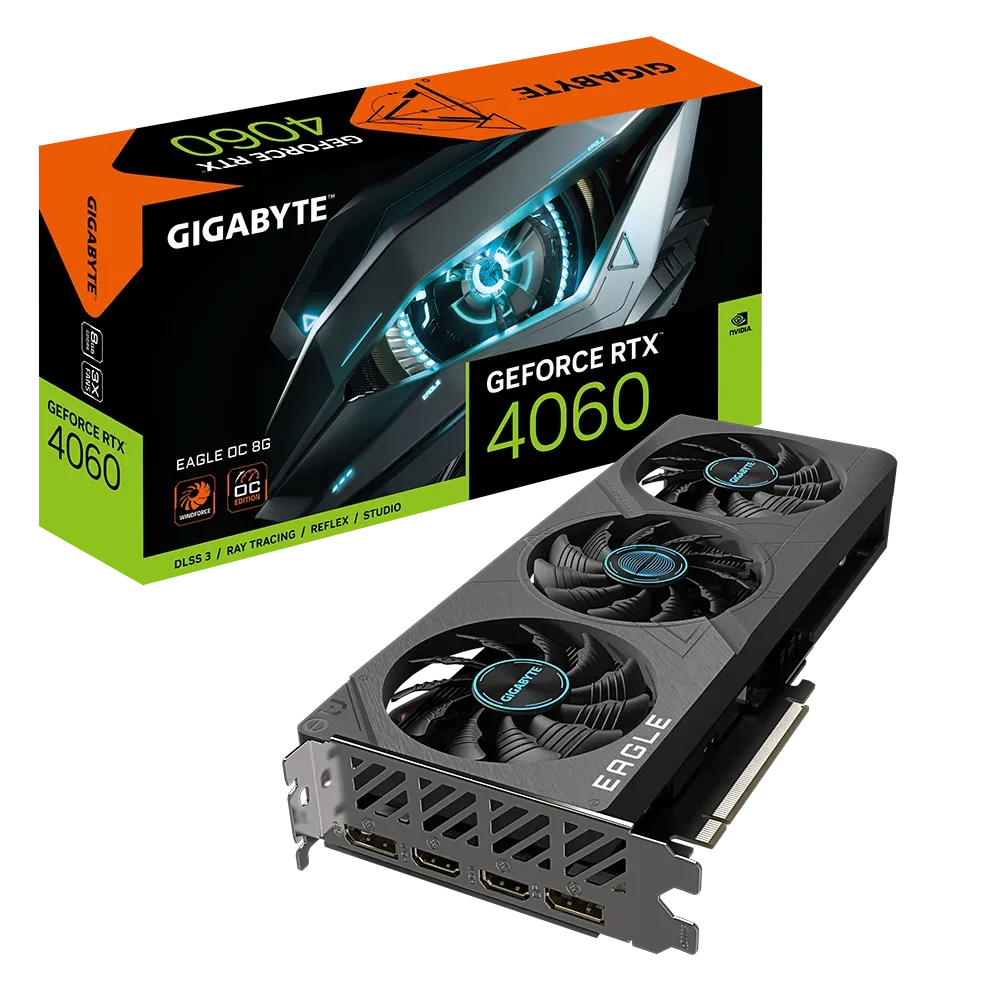 Geforce Rtx 4060 Gigabyte Eagle Oc 8g Gddr6 Black Triple Fan Pc Worth Geforce Rtx 4060 Gigabyte Eagle Oc 8g Gddr6 Black Triple Fan Pc Worth