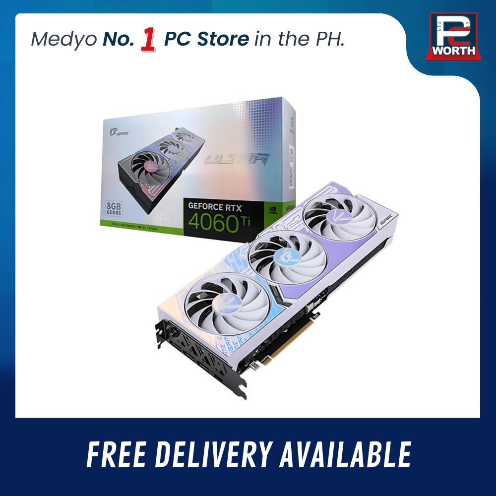 GEFORCE RTX 4060 TI COLORFUL IGAME ULTRA WHITE OC 8GB GDDR6