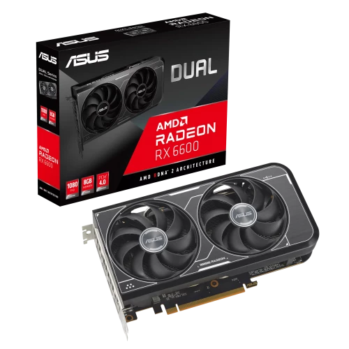 RADEON RX 6600 ASUS DUAL V3 8GB GDDR6 DUAL FAN | PC Worth