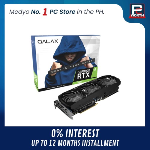 GEFORCE RTX 3080 GALAX SG 1-CLICK OC 12GB GDDR6X TRIPLE FAN PC Worth