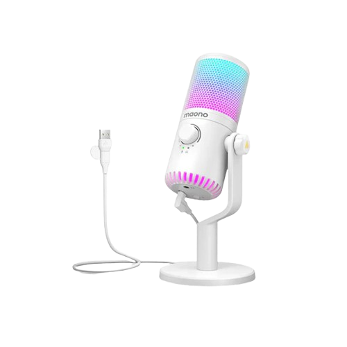 MAONO DM30RGB-WHITE MICROPHONE RGB | PC Worth
