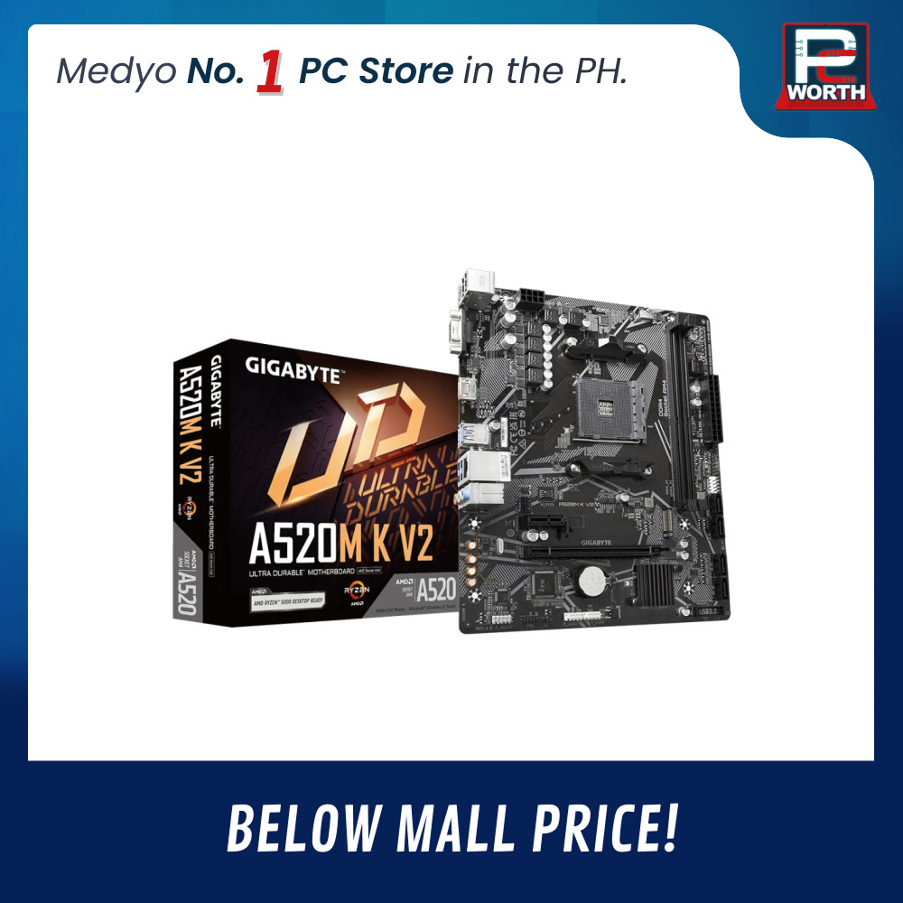 GIGABYTE A520M K V2 MATX AM4 PC Worth