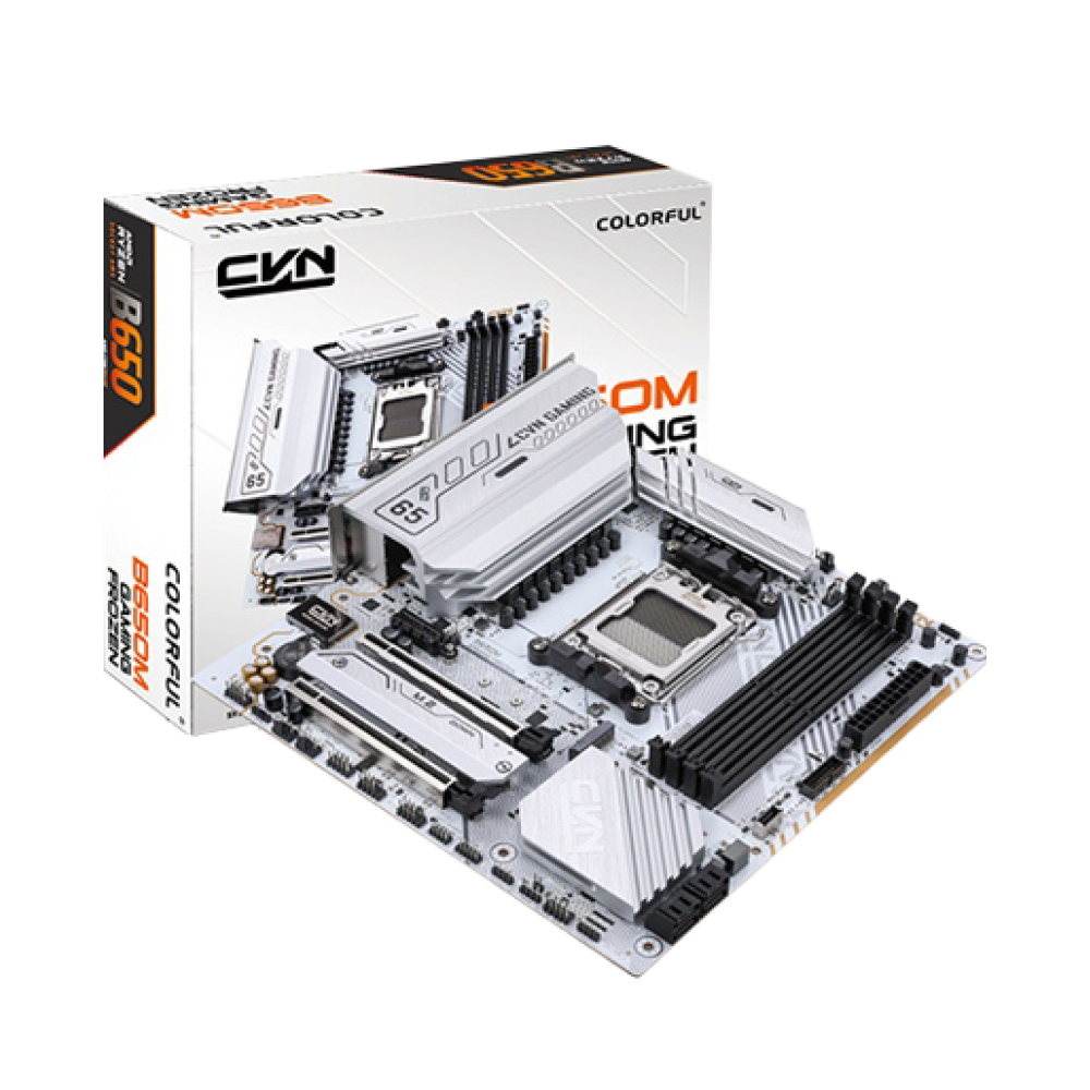 COLORFUL B650M GAMING FROZEN V14 本体 Colorful CVN B650M GAMING FROZEN V14 AM5 White Micro ATX