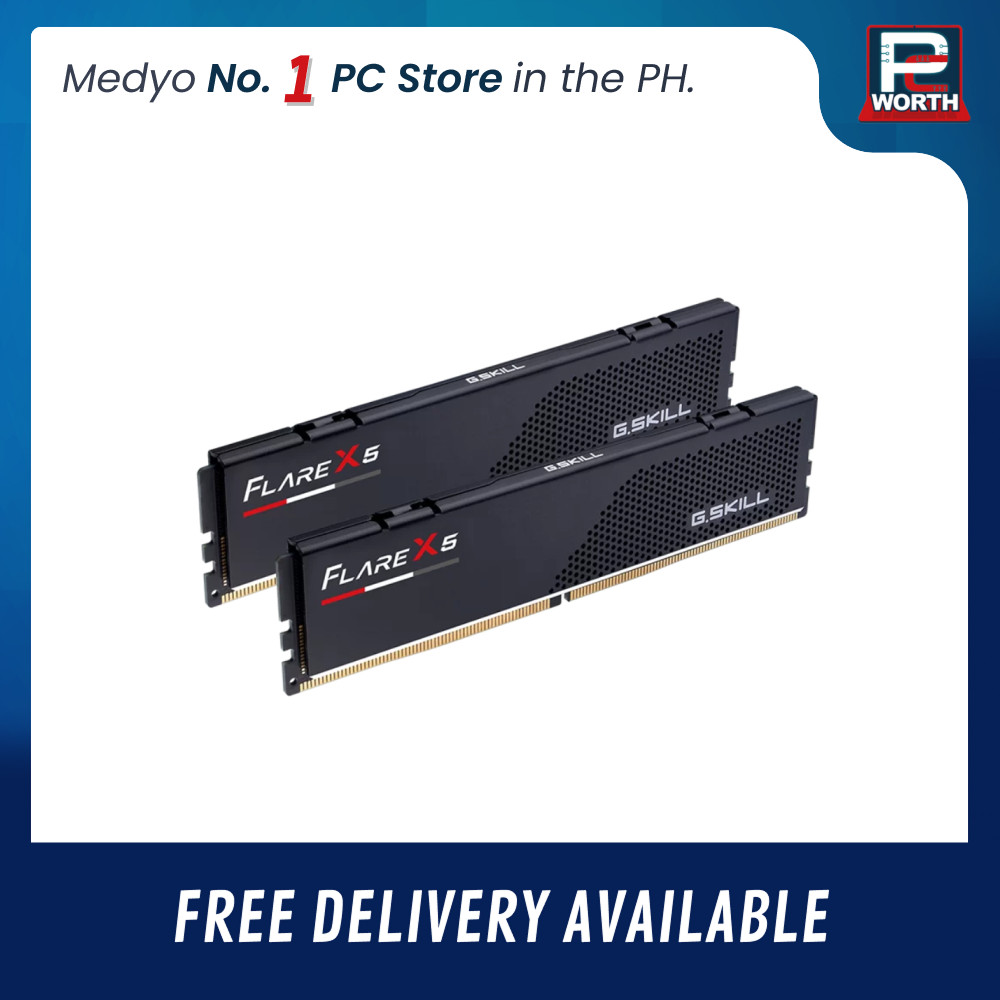 G.SKILL FLARE X5 DDR5 16GBx2 デヴリンR Desktop Memory (U-DIMM/CU-DIMM) - Flare X5 (DDR5/AMD EXPO